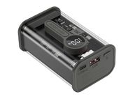 Портативний зарядний пристрій, 9000 mAh, QC3.0, Transparent