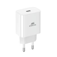RIVACASE
Мережевий зарядний пристрій, 1 USB Type-C, PD 20 Вт, білий