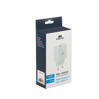 Мережевий зарядний пристрій, 1 USB Type-C, PD 20 Вт, білий