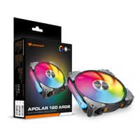 Вентилятор 120мм ARGB, Hydro Dynamic Bearing, 4 Pin PWM / 3 Pin ARGB