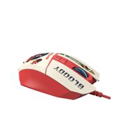 Ігрова миша Bloody Activated, RGB, 12000 CPI, 30M натискань, білий