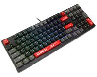 Клавіатура механічна ігрова, USB, RGB підсвічування, BLMS Red Plus Switch