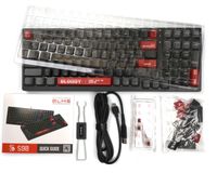 Клавіатура механічна ігрова, USB, RGB підсвічування, BLMS Red Plus Switch