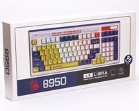 Клавіатура механічна ігрова, USB, RGB-підсвічування, LK Libra Brown Switch