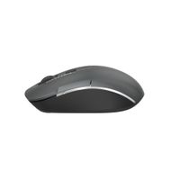 Миша бездротова безшумна Fstyler, Bluetooth / 2.4 ГГц, вбудований акумулятор, 2000DPI, сірий+чорний