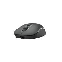 Миша бездротова безшумна Fstyler, Bluetooth / 2.4 ГГц, вбудований акумулятор, 2000DPI, сірий+чорний