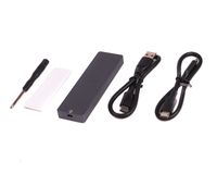 Зовнішня кишеня M.2 (NVMe&NGFF), USB 3.1, чорна