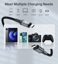 Кабель USB4.Gen 3, 40 Gbps, 240w, C-тато/C-тато, 1.2 м, преміум