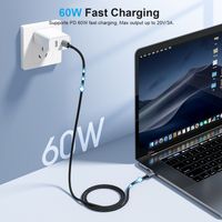 Кабель USB 2.0 C-тато/C-тато, 60 ватт, 2 м, преміум