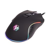 Миша ігрова, Instant 725, 7 кнопок, 7200 DPI, RGB, USB, чорна