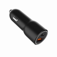 Автомобільний ЗП, 1xUSB-A (18W QC3.0) + 1xUSB-C (PD 20W), чорний