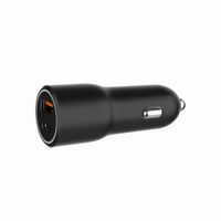 Автомобільний ЗП, 1xUSB-A (18W QC3.0) + 1xUSB-C (PD 20W), чорний