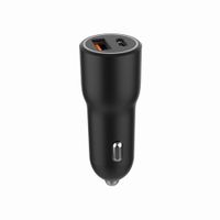Автомобільний ЗП, 1xUSB-A (18W QC3.0) + 1xUSB-C (PD 20W), чорний