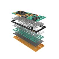 Клавіатура оптична ігрова, USB, RGB підсвічування, Alpha Optical Switch