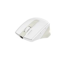 Миша бездротова безшумна Fstyler, Bluetooth / 2.4 ГГц, вбудований акумулятор, 2000DPI, білий+бежевий