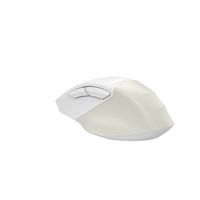 Миша бездротова безшумна Fstyler, Bluetooth / 2.4 ГГц, вбудований акумулятор, 2000DPI, білий+бежевий