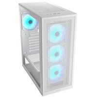 Ігровий корпус, 4*120mm ARGB вентилятори передвстановлені, ATX/mATX/mini-ITX, скляне вікно
