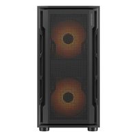 Ігровий корпус, 2*140mm, 1*120mm ARGB вентилятори передвстановлені, mATX/mini-ITX, USB3.0 x 2, USB3.0x2, USB2.0x1, Audio x1, скляне вікно