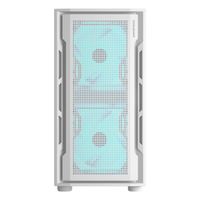 Ігровий корпус, 2*140mm, 1*120mm ARGB вентилятори передвстановлені, mATX/mini-ITX, USB3.0 x 2, USB3.0x2, USB2.0x1, Audio x1, скляне вікно