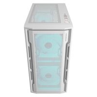 Ігровий корпус, 2*140mm, 1*120mm ARGB вентилятори передвстановлені, mATX/mini-ITX, USB3.0 x 2, USB3.0x2, USB2.0x1, Audio x1, скляне вікно