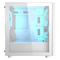 Ігровий корпус, 2*140mm, 1*120mm ARGB вентилятори передвстановлені, mATX/mini-ITX, USB3.0 x 2, USB3.0x2, USB2.0x1, Audio x1, скляне вікно