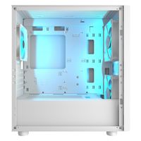 Ігровий корпус, 2*140mm, 1*120mm ARGB вентилятори передвстановлені, mATX/mini-ITX, USB3.0 x 2, USB3.0x2, USB2.0x1, Audio x1, скляне вікно