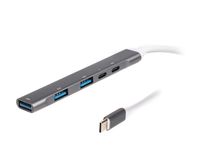 Maxxter
Хаб USB 3.0 Type-С на 4 порти, 1xUSB-A 3.0, 2xUSB-A 2.0, 1xUSB-C (PD100W charging), 1хUSB-C