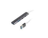 Maxxter
Хаб USB 3.0 Type-A на 4 порти (1xUSB-A 3.0, 1xUSB-A 2.0, 2xUSB-C)