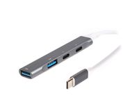 Maxxter
Хаб USB 3.0 Type-С на 4 порти, 1xUSB-A 3.0, 1xUSB-A 2.0, 2xUSB-C