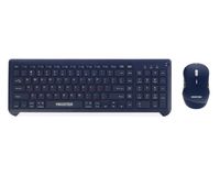 Maxxter
Бездротовий комплект (клавіатура + мишка), з акумуляторами, безшумний, темно-синій