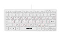 Maxxter
Дротова міні-клавіатура, вологозахищена, біла