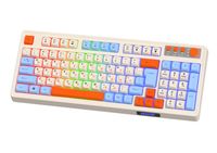 Ігрова бездротова клавіатура, блок мультимедіа, 3-колірні клавіші, підсвічування