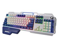 Ігрова клавіатура, мультимедіа, RGB підсвічування, металева