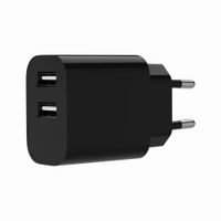 Gembird
Мережевий ЗП, 2 USB-A 5V/2.4A (12W), чорний