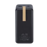 Портативний зарядний пристрій, 40000 mA, PD 65W, з LCD, чорний