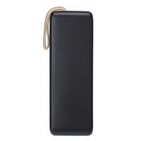 Портативний зарядний пристрій, 40000 mA, PD 65W, з LCD, чорний