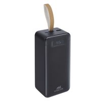 Портативний зарядний пристрій, 40000 mA, PD 65W, з LCD, чорний