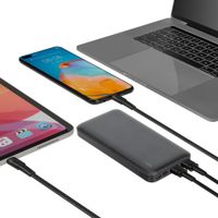 Портативний зарядний пристрій, 10000 mA, QC/PD 22,5 Вт, чорний