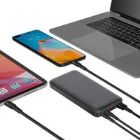 Портативний зарядний пристрій, 10000 mA, QC/PD 22,5 Вт, чорний