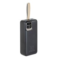 RIVACASE
Портативний зарядний пристрій, 30000 mA, PD+QC 20W, з LCD, чорний