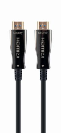 Cablexpert
Кабель оптичний (AOC) HDMI V.2.0, 4К 60Гц, позолочені конектори, 80 м