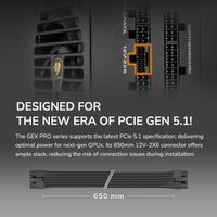 Блок живлення 850 Вт, 80 Plus Gold, Modular, 120 мм Silent Fan, 8SATA + 4PCI-E