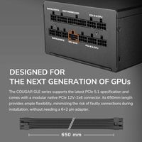 Блок живлення 1000 Вт, 80 Plus Gold, Modular, 135 мм Silent Fan, 8SATA + 4PCI-E