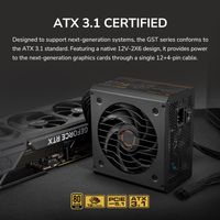 Блок живлення 750 Вт, 80 Plus Gold, ATX 3.1, 120 мм HDB Fan, 6 SATA + 4 PCI-E