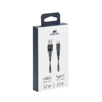 Кабель USB 2.0 Type-C/USB-2.0,, 1.2 м, чорний