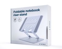 Підставка під ноутбук до 15.6", регульована, алюміній