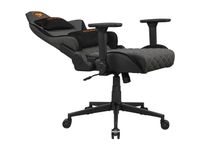 Крісло геймерське, текстильна тканина, сталевий каркас, сірий