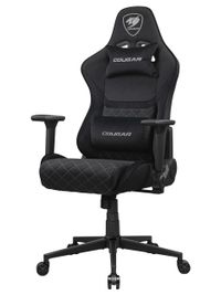 Крісло геймерське, текстильна тканина, сталевий каркас, чорний