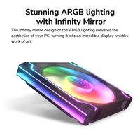 Вентилятор 140мм ARGB, Hydro Dynamic Bearing, 4 Pin PWM / 3 Pin ARGB