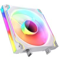 Вентилятор 140мм ARGB RB (White), Hydro Dynamic Bearing, 4 Pin PWM / 3 Pin ARGB